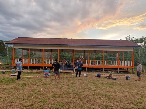 Rehab Tribun Lapangan Bola 2025